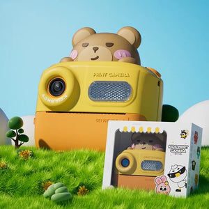 Cartoon Dual Lens Instant Print Digital Camera