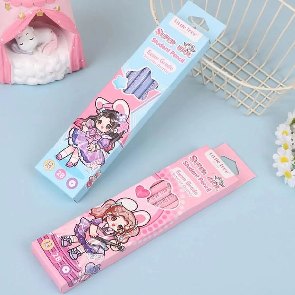 Dreamy Girly HB Pencils (Set of 12)