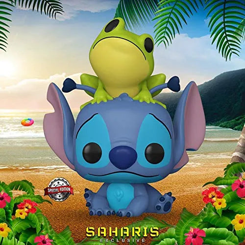 Funko Pop! 986 Stitch with Frog Figurine