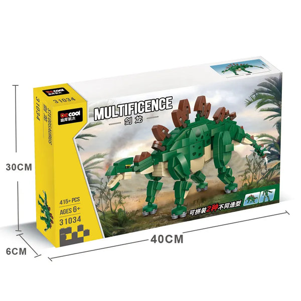 Decool Stegosaurus Building Blocks (388 Pcs)