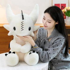 Cloudie White Dragon Plush Toy (35 cm)