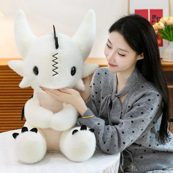 Cloudie White Dragon Plush Toy (35 cm)
