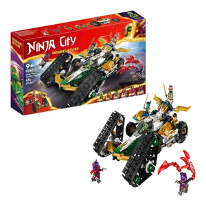 Ninja City Ninja Team Combo Vehicle Building Blocks (576 Pcs)
