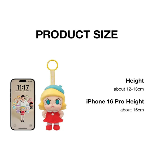 POP MART Angry Molly Plush Pendant