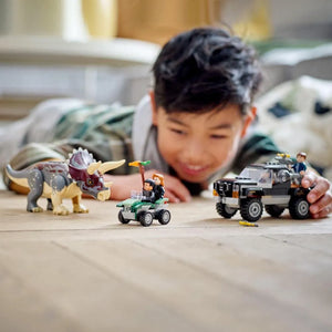 Triceratops Dinosaur Pickup Truck Blocks (210 Pcs)