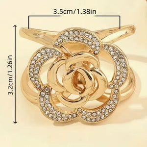 Parisian Rose Vintage Scarf Clip