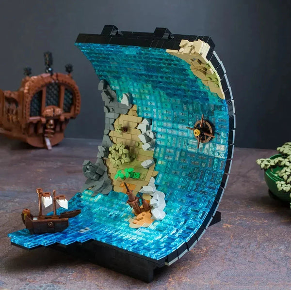 IDEAS Land Ahoy MOC 85663 Building Set (1234 Pcs)