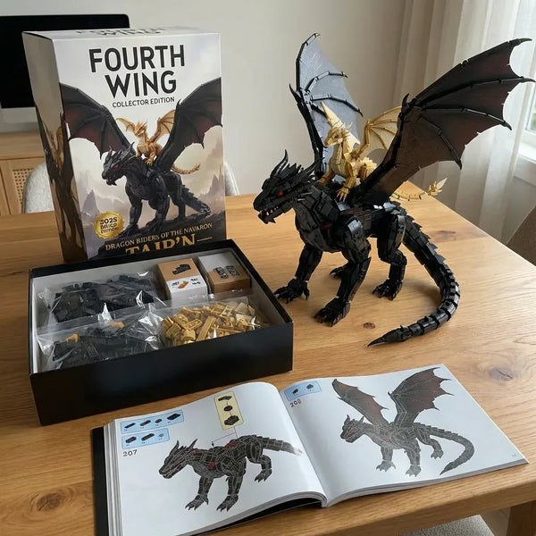 Fourth Wing Dragon Brick Set