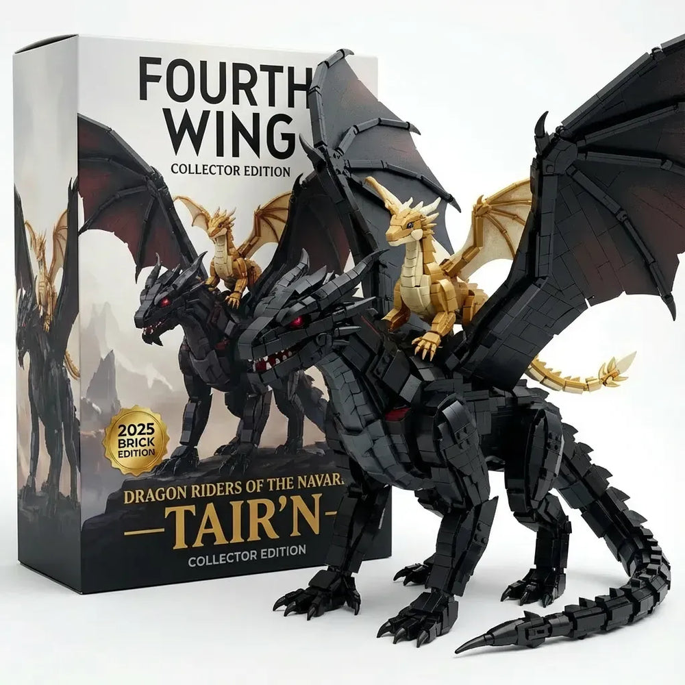 Fourth Wing Dragon Brick Set