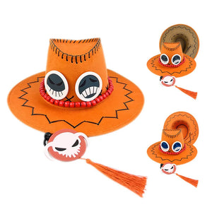 One Piece Portgas D. Ace Cosplay Cowboy Hat