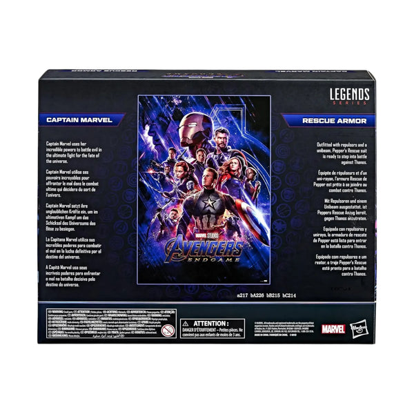 Marvel Captain and Rescue Armor Figure (Set of 2)