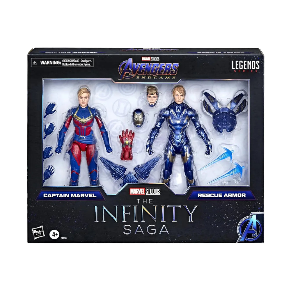 Marvel Captain and Rescue Armor Figure (Set of 2)