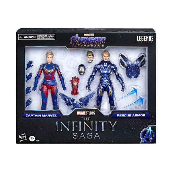 Marvel Captain and Rescue Armor Figure (Set of 2)