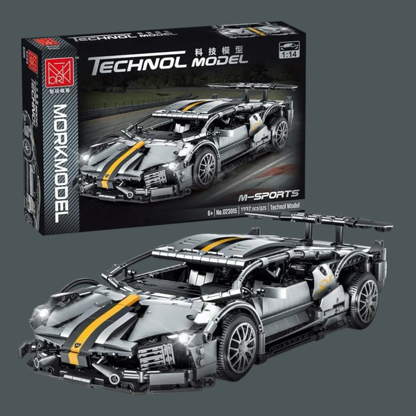 MORK 023015-1 Lamborghini Murcielago Building Blocks (1356 Pcs)