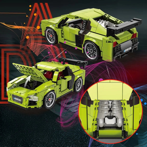 Kazi Project KY6152 Audi R8 Car Model Building Kit (544 Pcs)