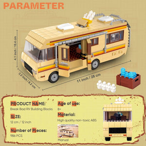Breaking Bad RV Bus Building Blocks (986 Pcs)