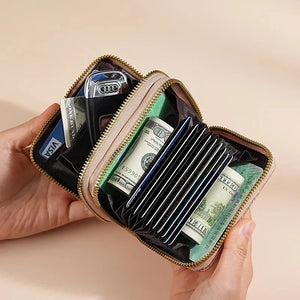 K-Pop Demon Hunters Glitter Compact Zipper Wallet