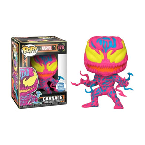 Funko Pop Marvel Carnage Black Light 678 Figure
