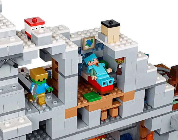 Minecraft Mountain Cave Building Blocks (2863 Pcs)