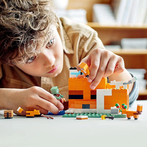 Minecraft The Fox Lodge Building Blocks (193 Pcs)