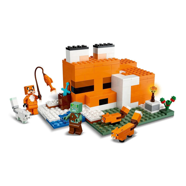 Minecraft The Fox Lodge Building Blocks (193 Pcs)