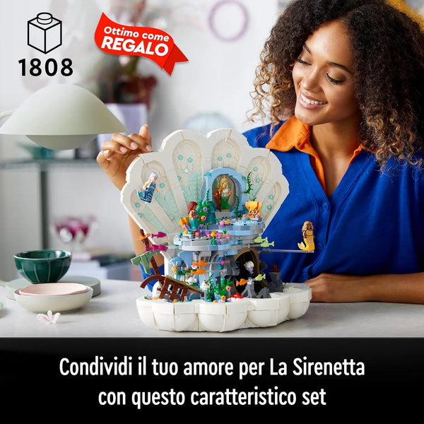 The Little Mermaid Clamshell Building Blocks (1808 Pcs)
