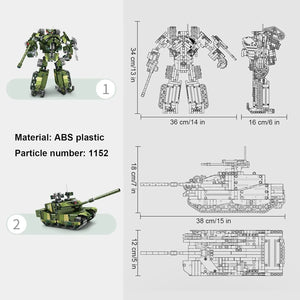 GBL Battle Mecha Building Blocks (1152 Pcs)