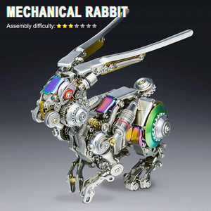 Steampunk Clockwork Bunny Puzzle Masterpiece