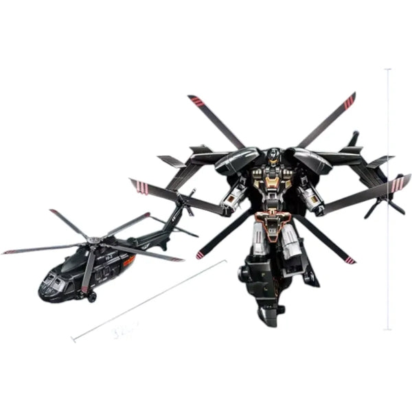 W991-3 Rotor Strike Helicopter Mecha Action Figure