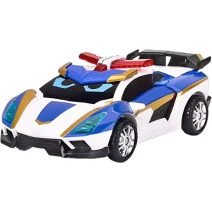 Metal Cardbot Blue Cop S Action Figure