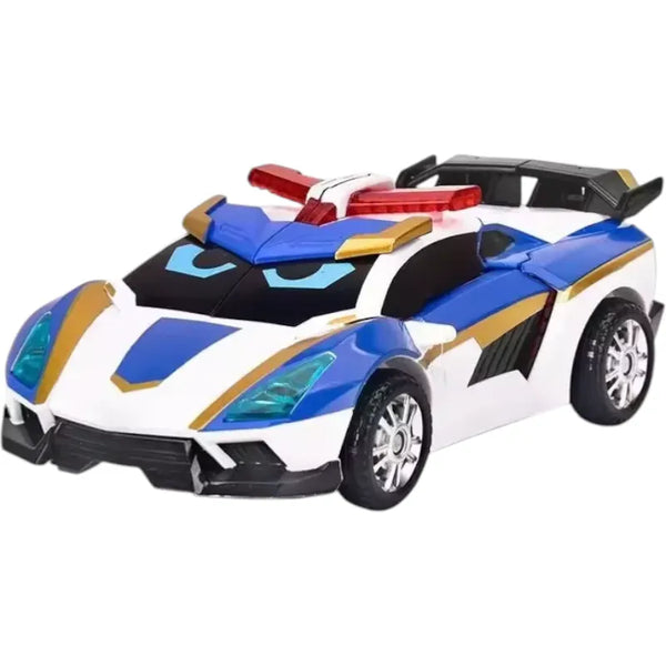 Metal Cardbot Blue Cop S Action Figure