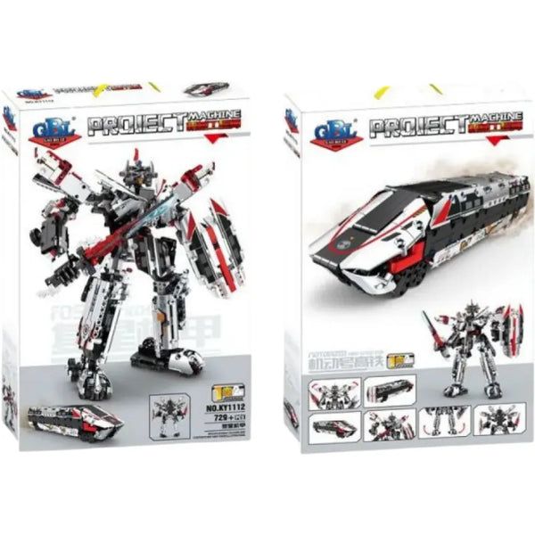 GBL Bullet Train Mecha Building Blocks (729 Pcs)