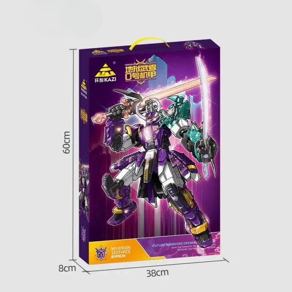 KAZI Hell Warrior Mecha Building Blocks (1517 Pcs)
