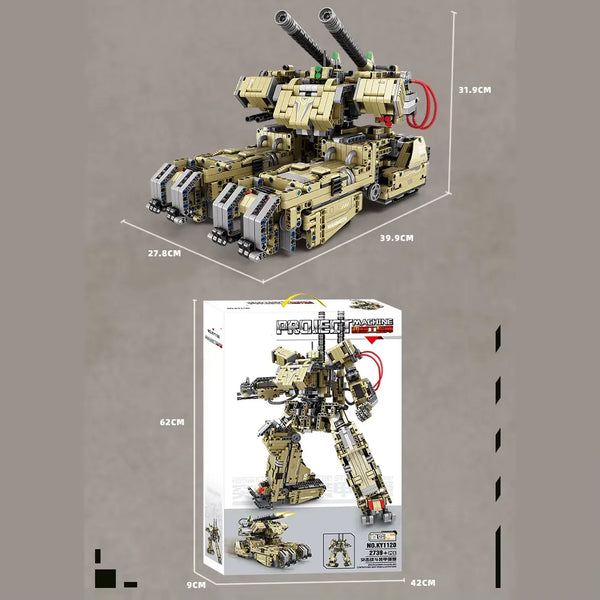GBL Warrior Tank KY1120 Building Blocks (2739 Pcs)