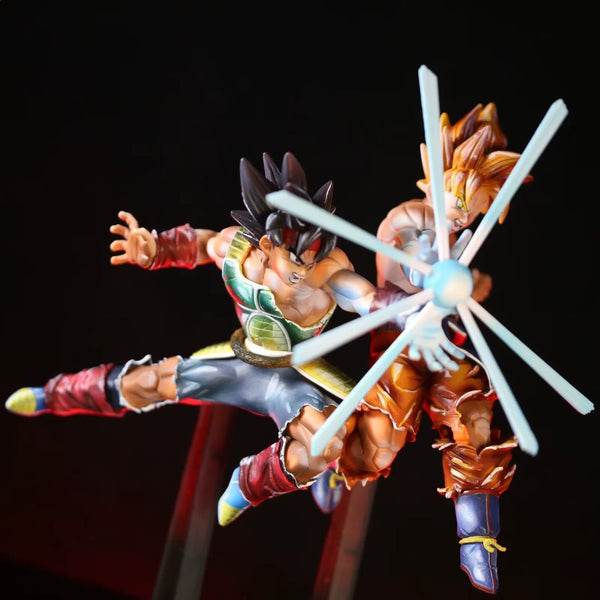 DBZ Son Goku and Bardock Statue (24 cm)