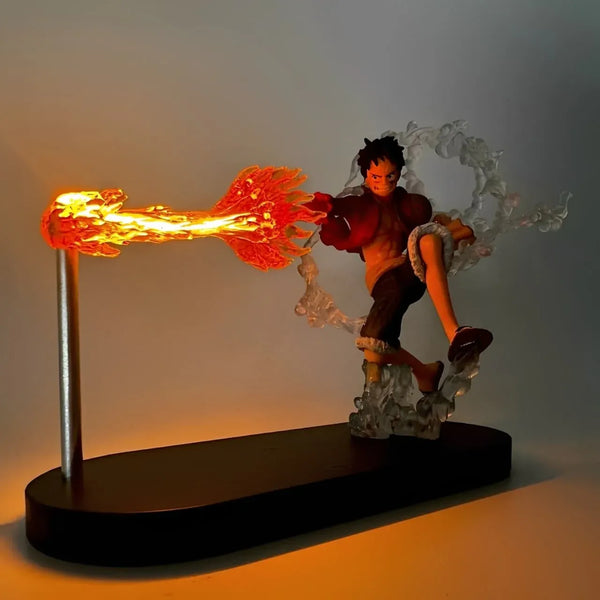 One Piece Luffy Flame LED Lamp Action Figure (16 cm)