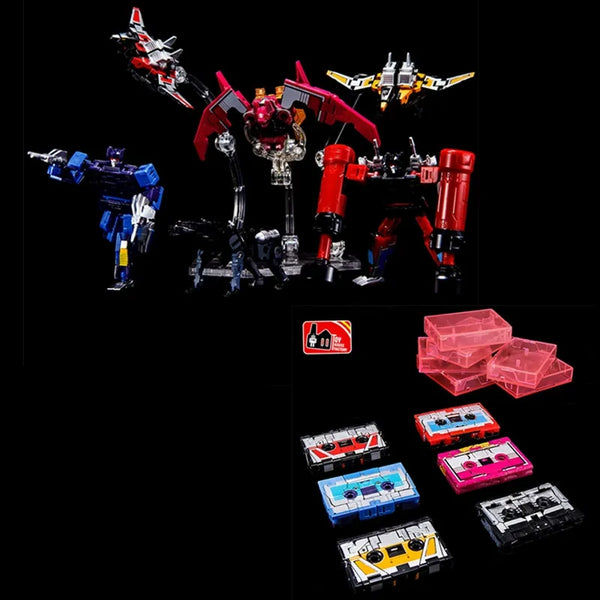 MP-13 Soundwave G1 Tape Action Figure (Set of 6))