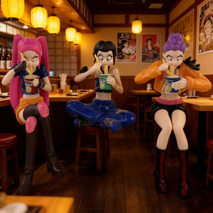 K Pop Demon Hunters Noodle Break Figure (Set of 3)