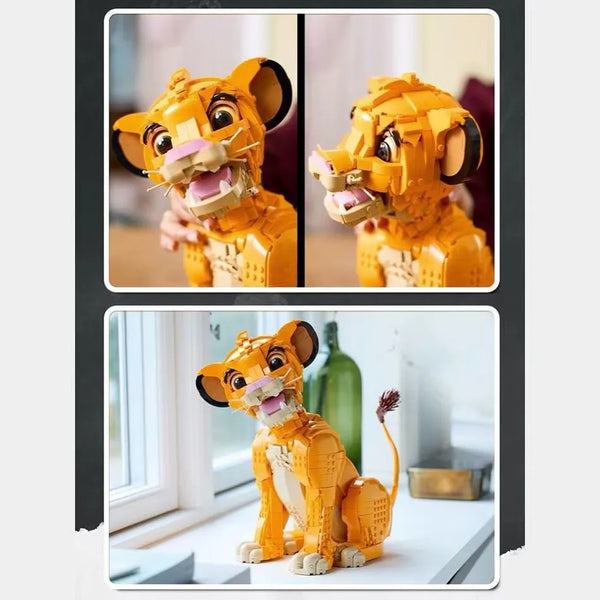 Lion King Young Simba Building Blocks (1445 Pcs)