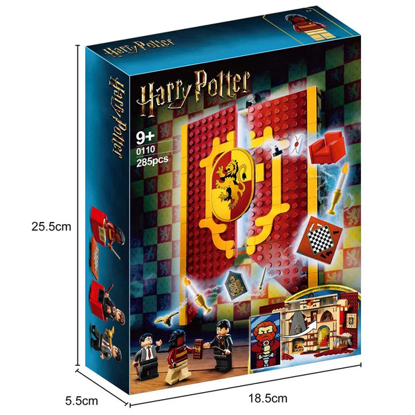 Harry Potter Gryffindor Banner Building Blocks (285 Pcs)