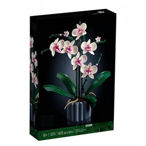 Orchid Flowers Botanical Building Blocks (608 Pcs)