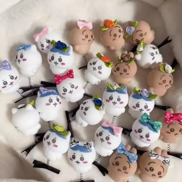 Kawaii Chiikawa Bouncing Hair Clip