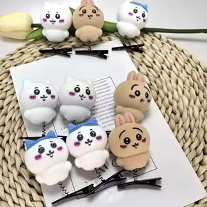 Kawaii Chiikawa Bouncing Hair Clip
