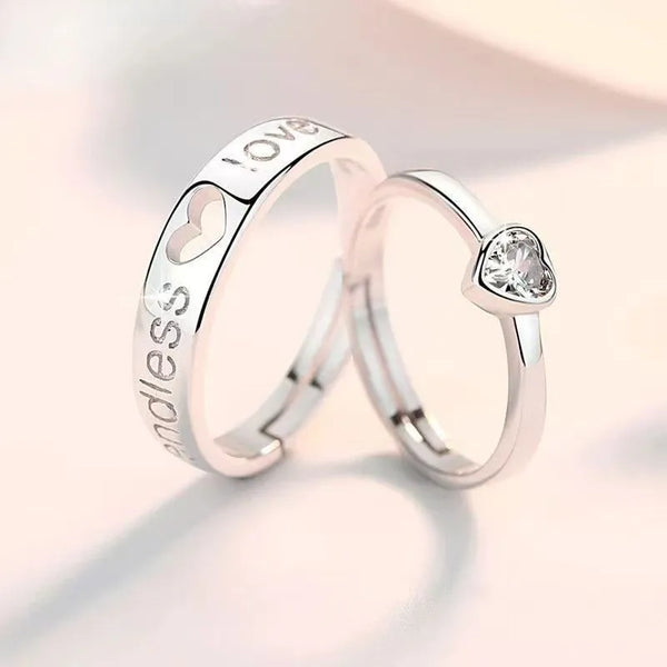 Eternal Bond Adjustable Couple Ring