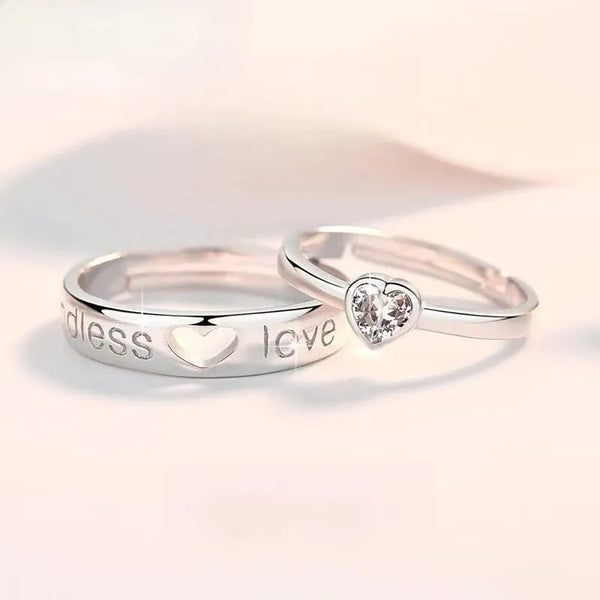 Eternal Bond Adjustable Couple Ring