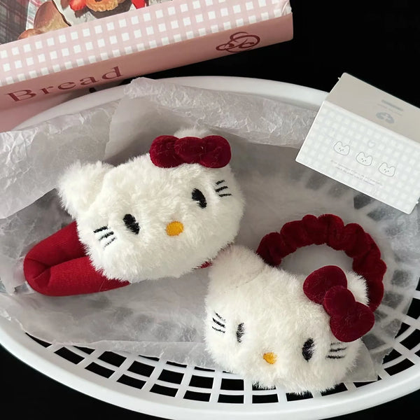 Hello Kitty Kawaii Classic Hair Band & Clip