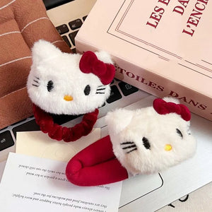 Hello Kitty Kawaii Classic Hair Band & Clip