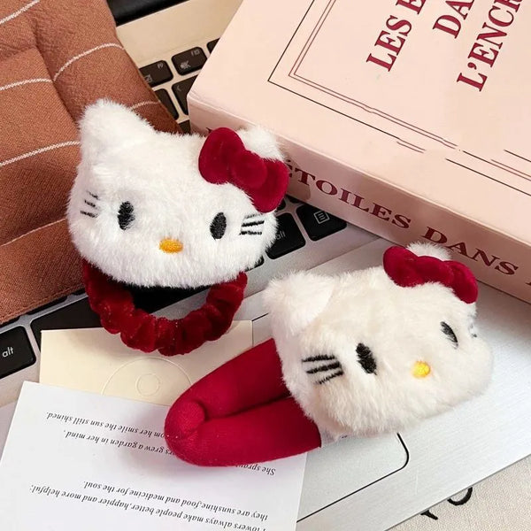Hello Kitty Kawaii Classic Hair Band & Clip