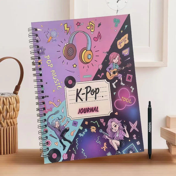 K-Pop Idol Pulse Spiral Journal