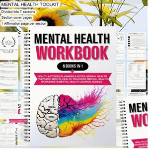 Mindful Mental Health 6-in-1 Workbook